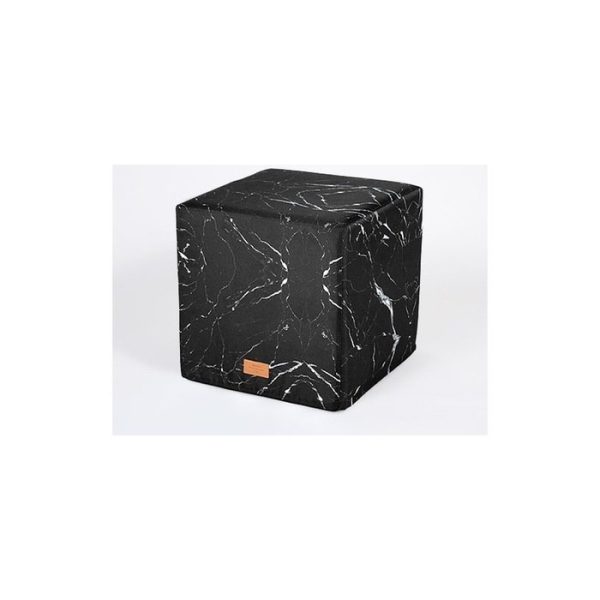 Пуф Dark Marble из ткани — изображение 3