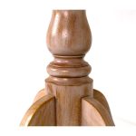 Маленький круглый столик Еcolife Еurope I-SRT из выбеленного массива дуба — изображение 5