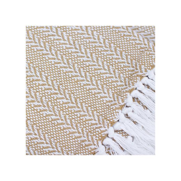 ПОКРЫВАЛО В ЗИГЗАГ БЕЖЕВОЕ — изображение 2