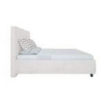 Кровать в отделке бежевым велюром Royal Black 160х200 — изображение 3