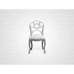 стул с мягкой обивкой в стиле прованс