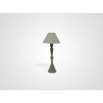 Настольная Лампа на резной ножке из дерева махагони