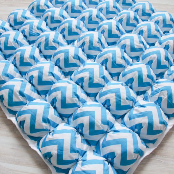 Игровой коврик Бомбон Blue Zigzag 110х110 см — изображение 3