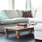 Стол кофейный d-Bodhi Lucy из антикварной доски и массивные изогнутые ножки