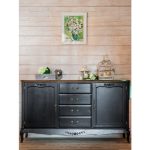 Комод двухстворчатый с четырмя ящичками на ножках — изображение 4