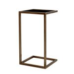 Прикроватный кофейный столик  Side Table Galleria со столешницей из плотного стекла 