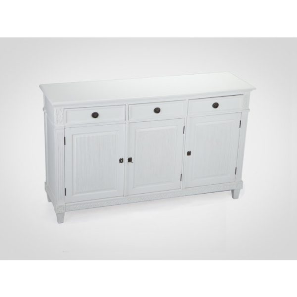 Буфет декорирован резьбой ручной работы 162х100х47 см — изображение 3