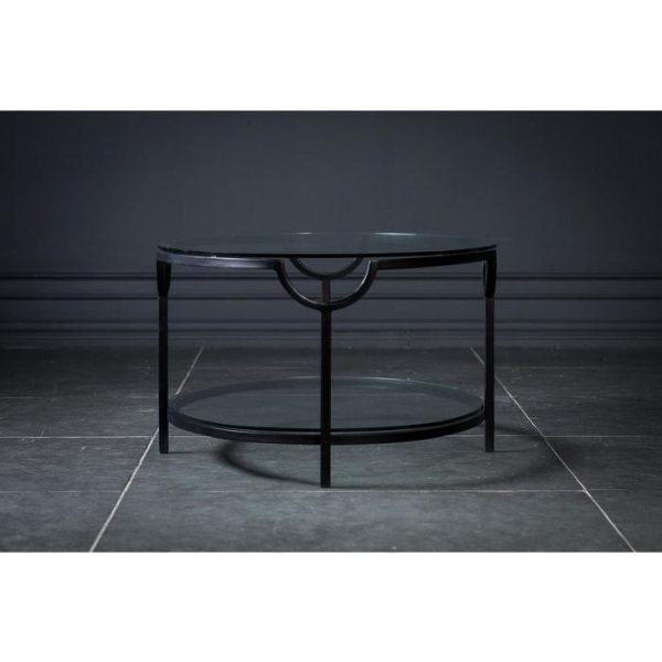 Столик журнальный Олдем с овальной столешницей из стекла — изображение 7