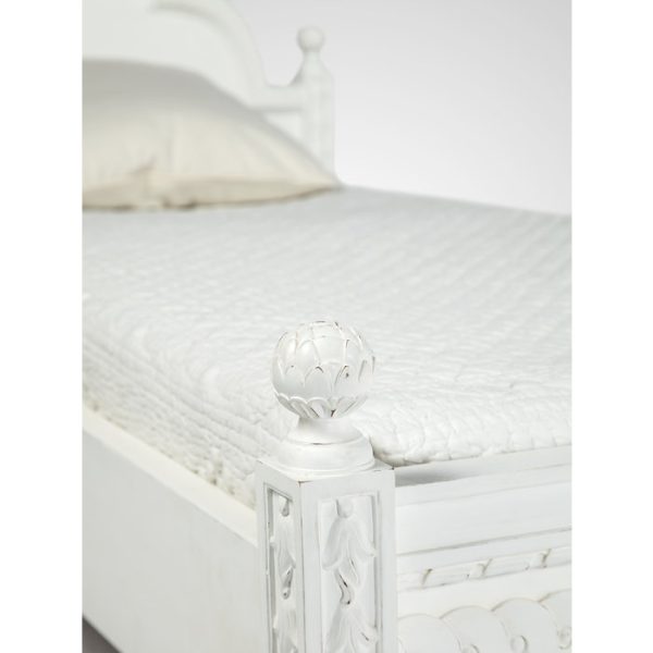 Кровать детская с декорированной резьбой ручной работы 90х200 см — изображение 3