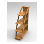 Стеллаж Парус К14 Золотистый Дуб — изображение 9