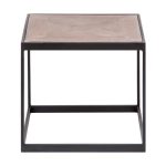 Стол журнальный Parquette на металлическом основании с деревянной столешницей