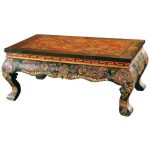 Столик Тибет из дерева с росписью