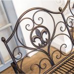 Металлическая скамья Англетер черный антик — изображение 5