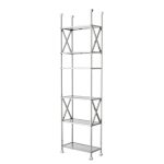 Стеллаж  Delmar из стекла и стали