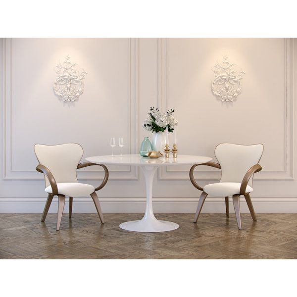 Стул Apriori S с подлокотниками из гнутого дерева — изображение 3