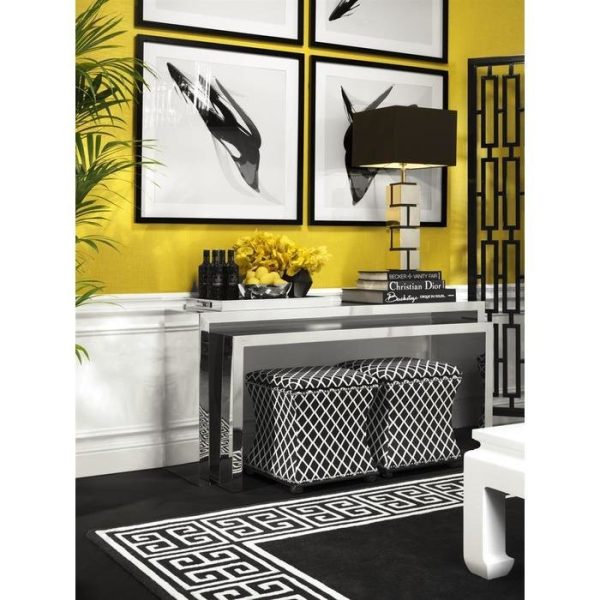 Ширма  Geometric из дерева черного цвета — изображение 5