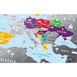 Карта travel map silver europe — изображение 20