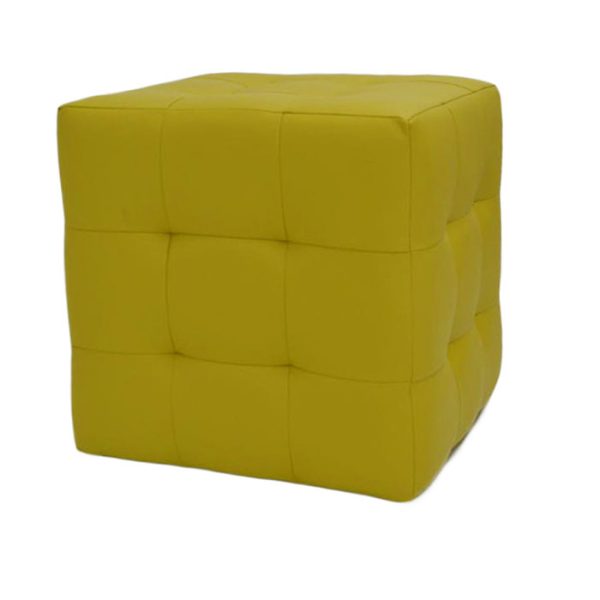 Пуф Руби Paris из экокожи Желтый — изображение 2