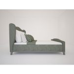 Кровать Azhur с обивкой из ткани 160х200 см — изображение 3