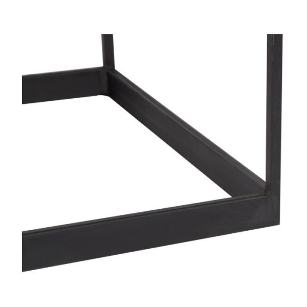 Стол журнальный Parquette на металлическом основании с деревянной столешницей — изображение 4