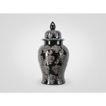 Декоративный керамический кувшин с крышкой