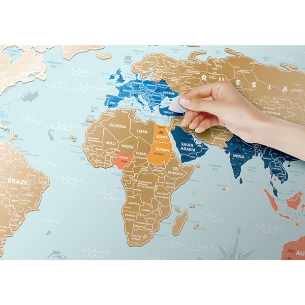 Карта travel map holiday lagoon world — изображение 3