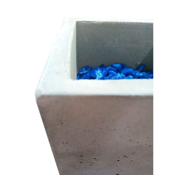 Бетонное кашпо Мартин серое — изображение 5
