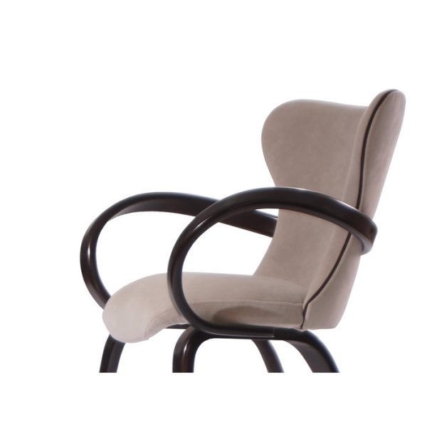 Стул Apriori S с подлокотниками из гнутого дерева — изображение 4