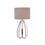 Настольная лампа Abbot с бежевым абажуром