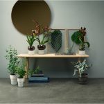 Горшок для растений с функцией самополива 13 см серый — изображение 4