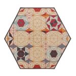 Ковер GAN Hexa из 100% шерсти 300х261 см