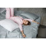 Комплект постельного белья стандарт с простыней 180х200 Платиновый — изображение 4