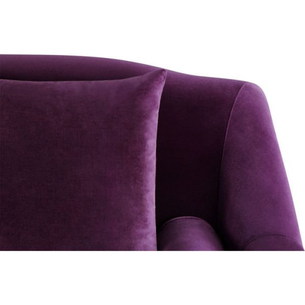 Диван Prime Minister с обивкой из фиолетовой ткани  — изображение 6