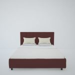 Кровать Royal Black 160х200 см Велюр Коричневый — изображение 6