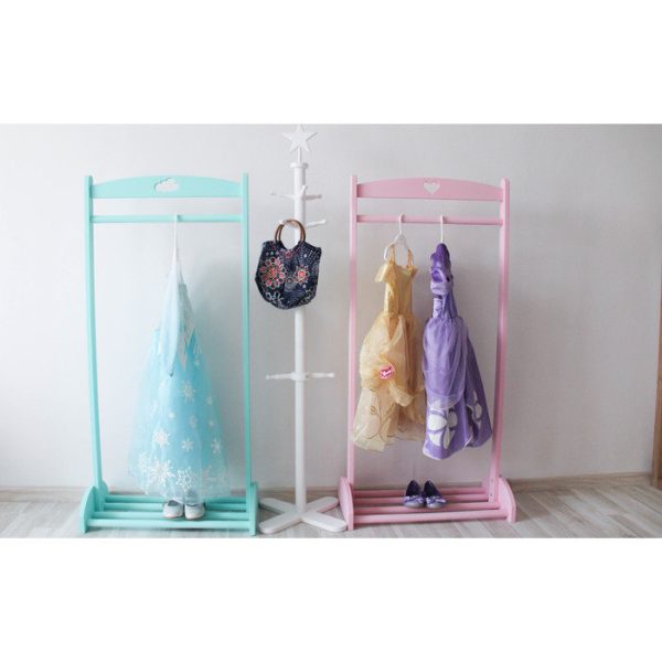 Детская вешалка на ножке бирюзовая — изображение 8