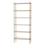 Стеллаж  Aubrey из стекла и стали