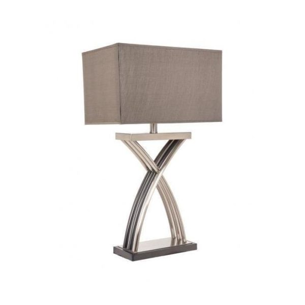 Настольная лампа Kiara с серым абажуром — изображение 2