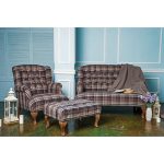 диван 2-х местный из дерева и ткани — изображение 5