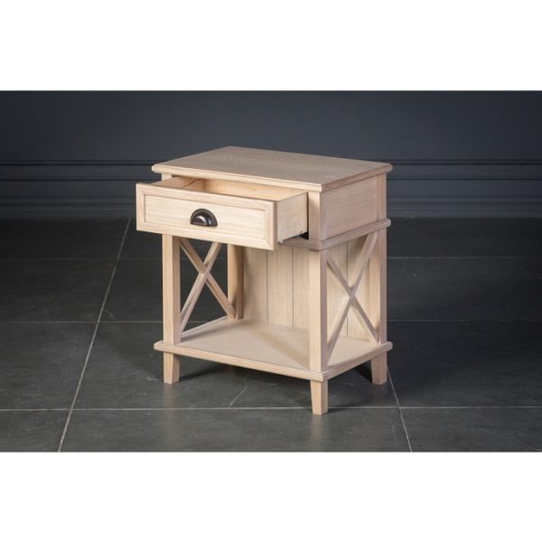 Тумба прикроватная Кембридж с ящиком и полкой большая — изображение 8