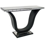 Консоль Berlin декорированная зеркальными вставками