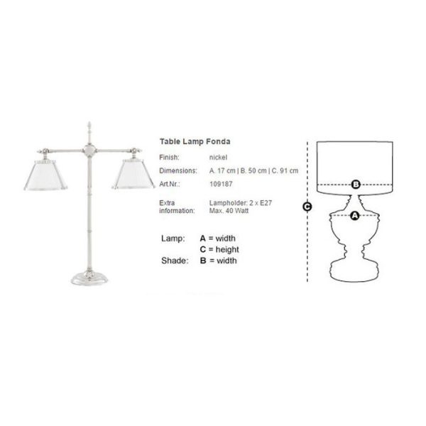 Настольная лампа  Perignon — изображение 8