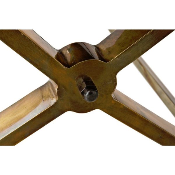 Табурет  Stool Gunzburg из кожи черного цвета на металлических ножках  — изображение 5