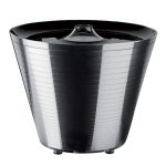 Настольная лампа-контейнер Rotaliana Multipot цвета хром