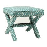  Табурет Remy Ottoman Орнамент Лен — изображение 2