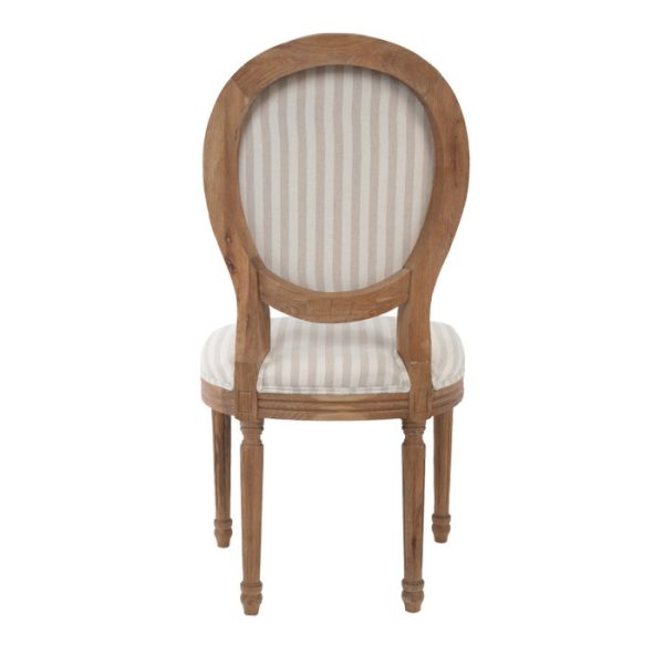 стул с мягкой обивкой Miro pinstripe — изображение 3