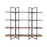 Стеллаж книжный d-Bodhi Tuareg из металла и массива тика