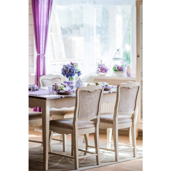 Обеденный стол из массива с фигурным основанием 200х160 — изображение 2