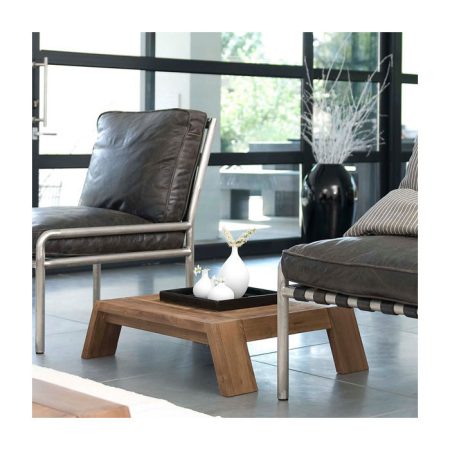 Стол кофейный d-Bodhi Sum из массива тика в форме трапеции