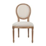 стул с мягкой обивкой Miro pinstripe