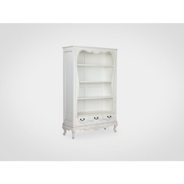 Книжный шкаф с резьбой ручной работы и патиной — изображение 2